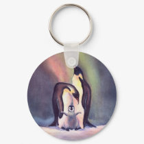 THE PENGUIN FAMILY by SHARON SHARPE keychains by sharonsharpe THE PENGUIN FAMILY by SHARON SHARPE keychains