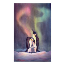 THE PENGUIN FAMILY by SHARON SHARPE posters