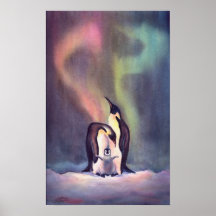 THE PENGUIN FAMILY by SHARON SHARPE Posters