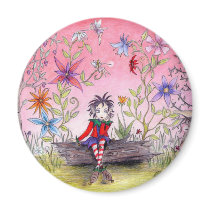 The Pensive Elf magnets