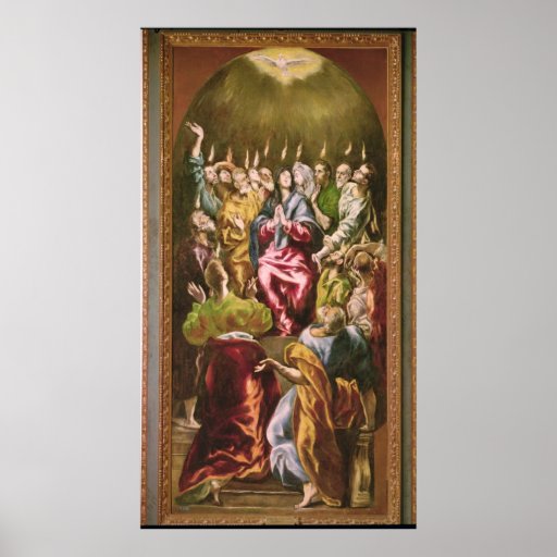 The Pentecost, c.1604-14 Posters