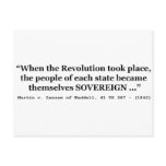 The People Are SOVEREIGN Martin v Waddell Post Card