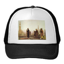 The people who are prayed on the roof trucker hat