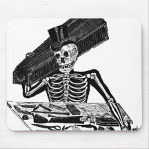"The People's Calavera" circa 1800's Mexico Mouse Pads