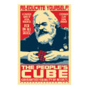 The People's Cube Marx Poster posters