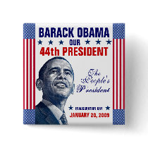 The People's President buttons by PraiseProducts The People's President buttons