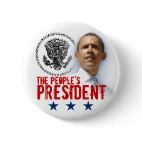 The People's President button
