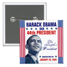 The People's President Buttons