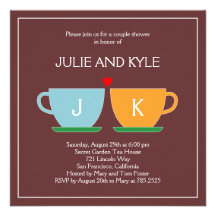 The Perfect Blend Engagement or Wedding Shower Personalized Invites