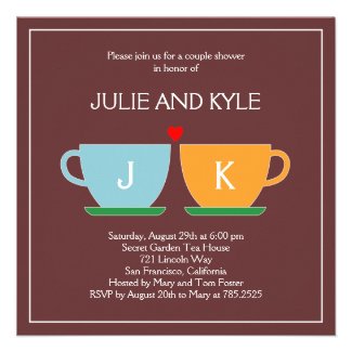 The Perfect Blend Engagement or Wedding Shower Personalized Invites