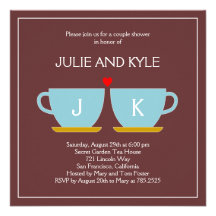 The Perfect Blend Engagement or Wedding Shower Invitations