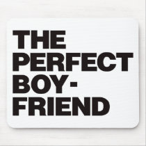 The Perfect Boyfriend - Black mousepads