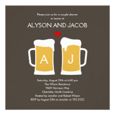 The Perfect Brew Engagement or Wedding Shower Custom Announcement