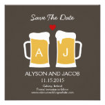 The Perfect Brew Save The Date Card invitations