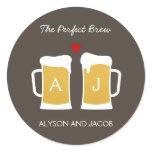 The Perfect Brew Wedding Favor Sticker/ Envelope stickers
