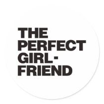 The Perfect Girlfriend - Black stickers by visualnewbie The Perfect Girlfriend - Black stickers