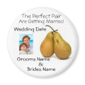 The Perfect Pair are getting Married Save the date magnets