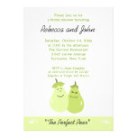The Perfect Pear 5x7 Bridal Shower Invitation invitations