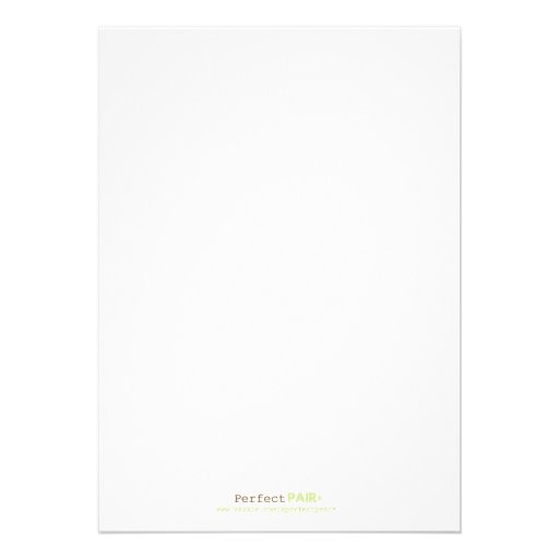 The Perfect Pear 5x7 Bridal Shower Invitation