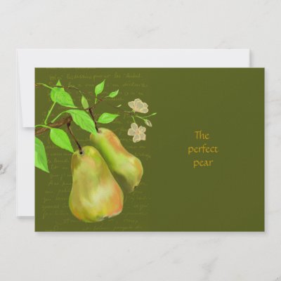 The Perfect Pear invitations