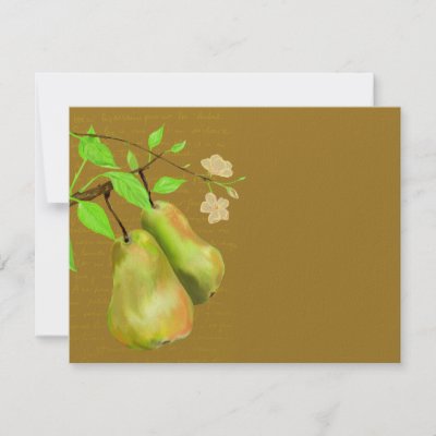 The Perfect Pear RSVP Personalized Announcements