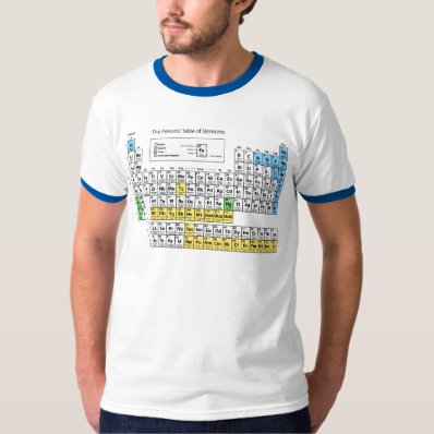 The Periodic Table of Elements Tee Shirt