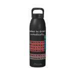 The Periodic Table (Simple Style) Drinking Bottle