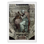 The Persian Sibyl By Michelangelo Buonarroti Card