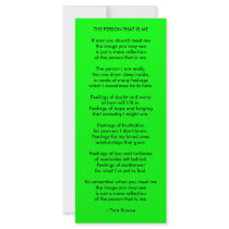 The Person That Is Me rack cards by justmetrk The Person That Is Me rack cards