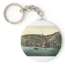 The Pfalz on the Rhine, Coub (i.e., Kaub), the Rhi Keychains