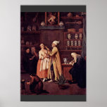 The Pharmacist By Longhi Pietro (Best Quality) Poster