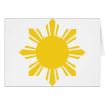 the Philippines   cropped sun, Philippines cards