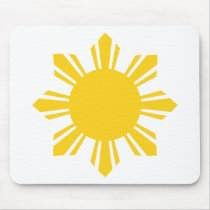 the Philippines   cropped sun, Philippines mousepads