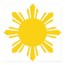 the Philippines   cropped sun, Philippines posters