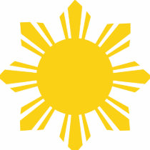 the Philippines   cropped sun, Philippines t-shirts