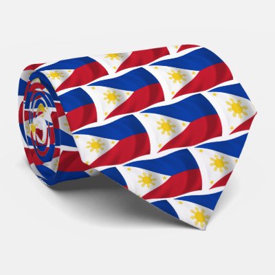 The Philippines Flag Tie by LivingFlags2