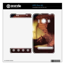 The philosopher by Rembrandt Harmenszoon van Rijn HTC Evo 4G Decals