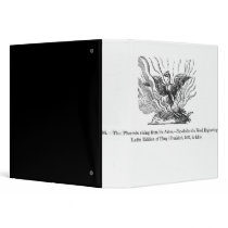 The Phoenix rising from his ashes Vinyl Binder