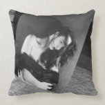 The Photograph - Self Portrait Throw Pillows