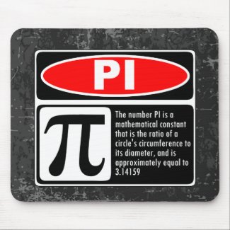 The Pi Explaination Mouse Pad