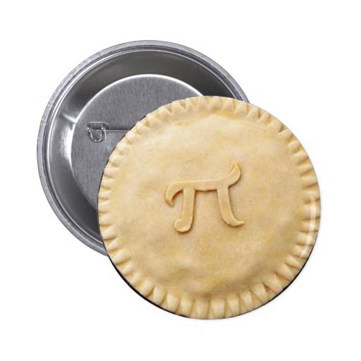 The Pi Pie Button Zazzle