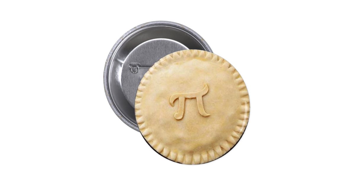 The Pi Pie Button Zazzle