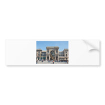 The Piazza Duomo square in Milan, Italy Bumper Sticker