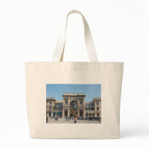 The Piazza Duomo square in Milan, Italy Canvas Bag