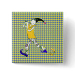 The Pied Piper of Hamelin color Pinback Button