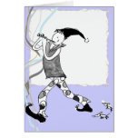 The Pied Piper of Hamelin mono Greeting Card