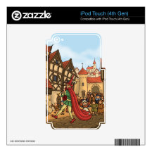 the pied piper & the children iPod touch 4G skin