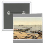 The pier, Helgoland Germany rare Photochrom Pin