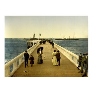 The pier Ostend Belgium print