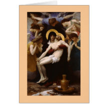 The Pieta by Bouguereau Card